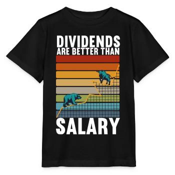 Capitalisme investisseur boursier - T-shirt bio MINI CREATOR Stanley/Stella Enfant - noir - Devant - Mikhail (115cm)