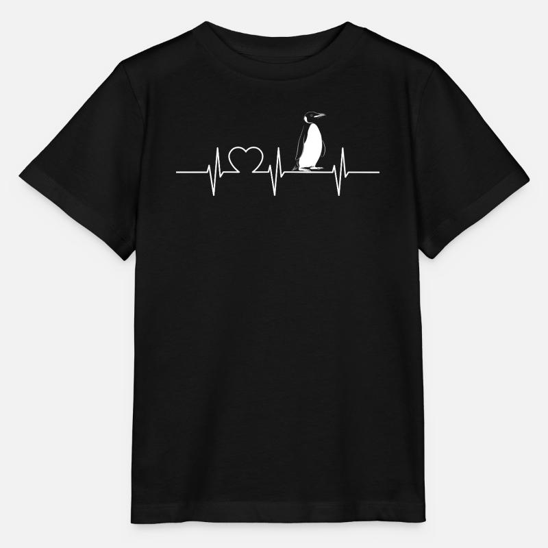 Pinguine Pinguin - Stanley/Stella Kinder T-Shirt MINI CREATOR - Schwarz