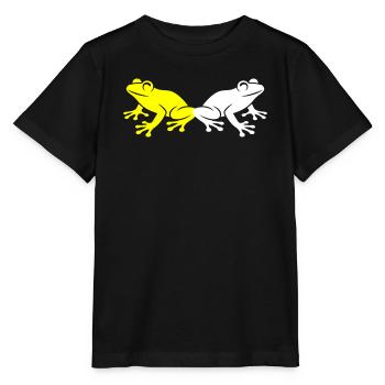 Grenouille Crapaud - T-shirt bio MINI CREATOR Stanley/Stella Enfant - noir - Devant - Mikhail (115cm)