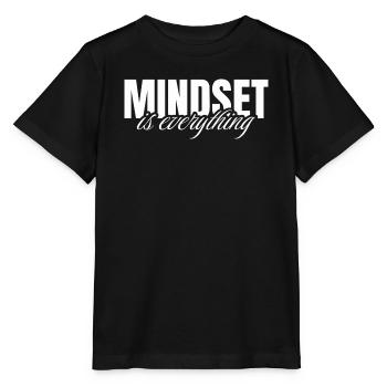 Mindset is everything - T-shirt bio MINI CREATOR Stanley/Stella Enfant - noir - Devant - Mikhail (115cm)