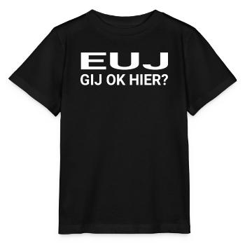EUJ vous ok ici - T-shirt bio MINI CREATOR Stanley/Stella Enfant - noir - Devant - Mikhail (115cm)