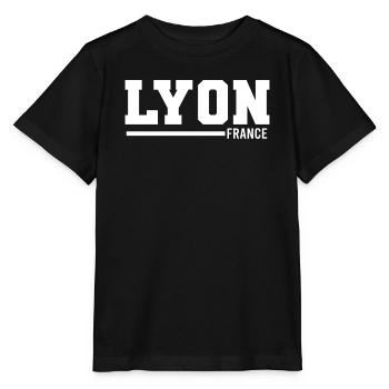 Lyon | France - T-shirt bio MINI CREATOR Stanley/Stella Enfant - noir - Devant - Mikhail (115cm)