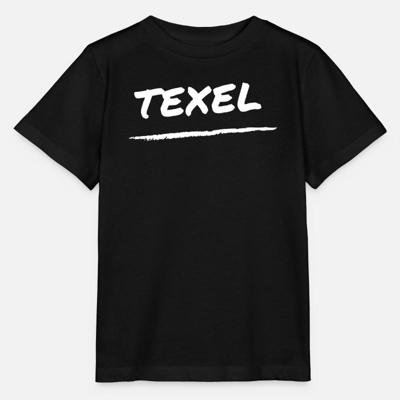 Lettrage Texel - T-shirt bio MINI CREATOR Stanley/Stella Enfant - noir