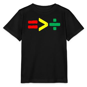 Juneteenth : l’égalité est plus grande que la division 1865 - T-shirt bio MINI CREATOR Stanley/Stella Enfant - noir - Devant - Mikhail (115cm)
