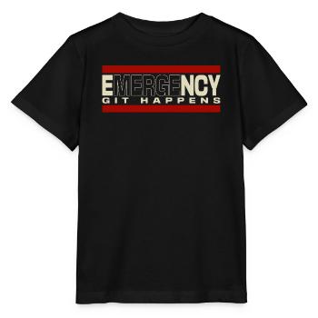 Nerd geek git d’urgence se produit - T-shirt bio MINI CREATOR Stanley/Stella Enfant - noir - Devant - Mikhail (115cm)