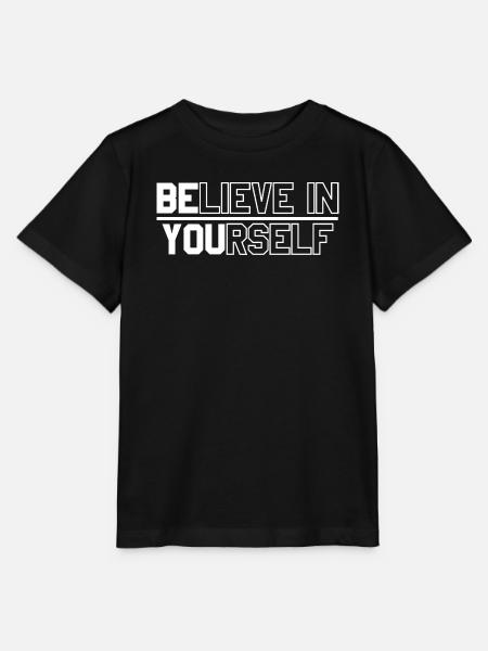 Motivierende Textgestaltung für mehr Selbstvertrauen - Stanley/Stella Kinder T-Shirt MINI CREATOR  - Schwarz