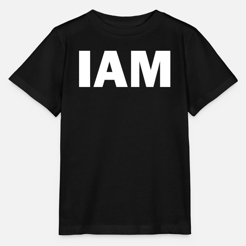 JE SUIS - Je suis - T-shirt bio MINI CREATOR Stanley/Stella Enfant - noir