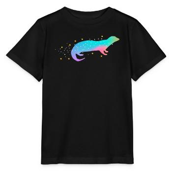 Sea Otter Gradient - Stanley/Stella Kinder T-Shirt MINI CREATOR  - Schwarz - Vorne - Mikhail (115cm)