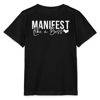 Manifestation - T-shirt bio MINI CREATOR Stanley/Stella Enfant - noir - Devant - Mikhail (115cm)