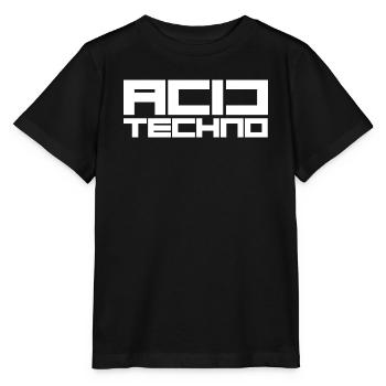 techno acide - T-shirt bio MINI CREATOR Stanley/Stella Enfant - noir - Devant - Mikhail (115cm)