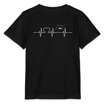 Raies Manta Raies - T-shirt bio MINI CREATOR Stanley/Stella Enfant - noir - Devant - Mikhail (115cm)