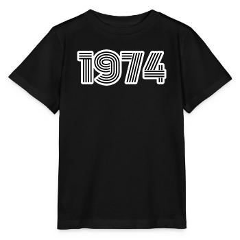 Né en 1974 - T-shirt bio MINI CREATOR Stanley/Stella Enfant - noir - Devant - Mikhail (115cm)