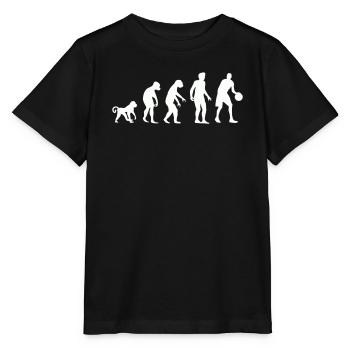 Evolution der Basketball-Progression - Stanley/Stella Kinder T-Shirt MINI CREATOR  - Schwarz - Vorne - Mikhail (115cm)