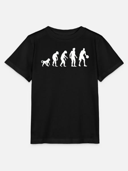 Evolution der Basketball-Progression - Stanley/Stella Kinder T-Shirt MINI CREATOR  - Schwarz