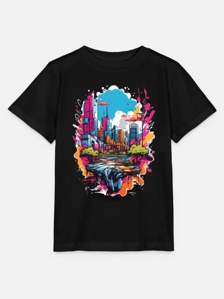 Stadtbild - Stanley/Stella Kinder T-Shirt MINI CREATOR  - Schwarz