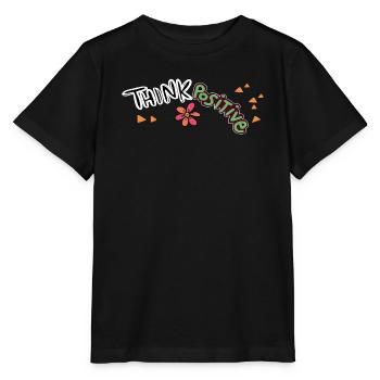 Think Positive - Stanley/Stella MINI CREATOR Kids’ T-Shirt - black - Front - Mikhail (115cm)