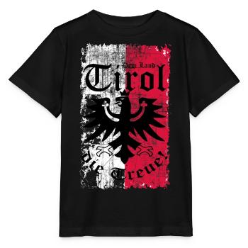 Tirol - Stanley/Stella Kinder T-Shirt MINI CREATOR  - Schwarz - Vorne - Mikhail (115cm)