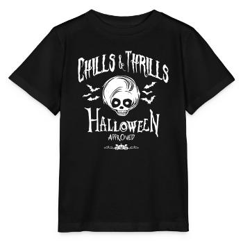 Frissons et sensations fortes Design d’Halloween - T-shirt bio MINI CREATOR Stanley/Stella Enfant - noir - Devant - Mikhail (115cm)