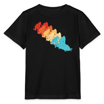 Bobsport Bobbahn Bob Herren Damen Bob fahren - Stanley/Stella Kinder T-Shirt MINI CREATOR  - Schwarz - Vorne - Mikhail (115cm)