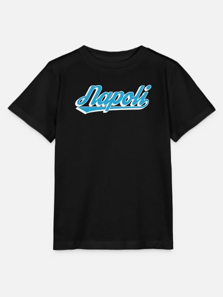 Napoli Retro Script Blau - Stanley/Stella Kinder T-Shirt MINI CREATOR - Schwarz