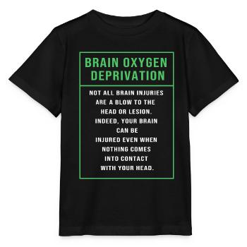 Stroke Brain Injury - Stanley/Stella MINI CREATOR Kids’ T-Shirt - black - Front - Mikhail (115cm)
