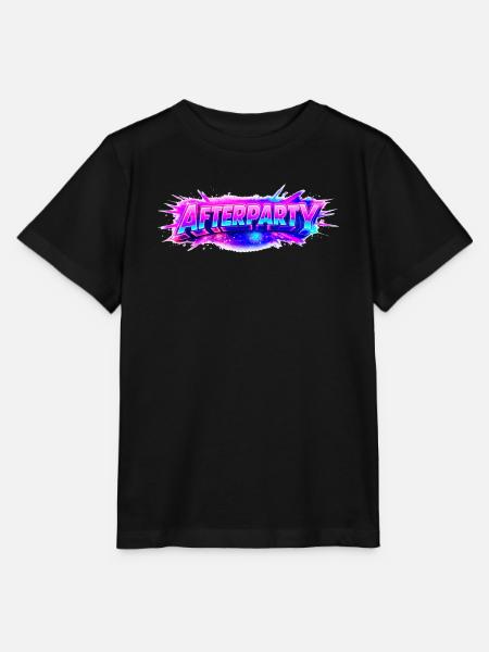 Afterparty Neon Pulse - Stanley/Stella Kinder T-Shirt MINI CREATOR - Schwarz