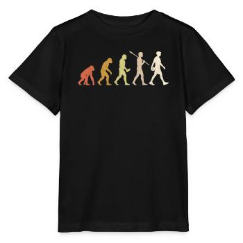 Jeu drôle de Volleyball Evolution - T-shirt bio MINI CREATOR Stanley/Stella Enfant - noir - Devant - Mikhail (115cm)
