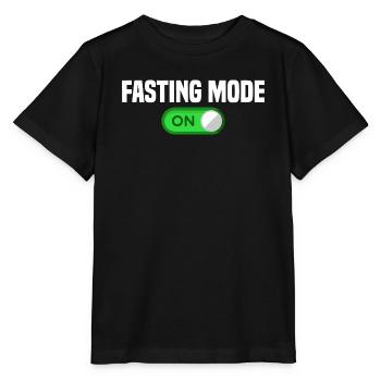 Fasting Mode On Toggle Graphic Tee - Stanley/Stella MINI CREATOR Kids’ T-Shirt - black - Front - Mikhail (115cm)