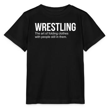 Wrestling-Definition – Lustiges Wrestler-Grappling - Stanley/Stella Kinder T-Shirt MINI CREATOR  - Schwarz - Vorne - Mikhail (115cm)