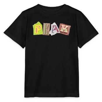 Peak – Jugendwort 2026 Style Meme - Stanley/Stella Kinder T-Shirt MINI CREATOR  - Schwarz - Vorne - Mikhail (115cm)