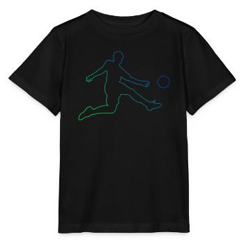 Football Football féminin Match de football Football - T-shirt bio MINI CREATOR Stanley/Stella Enfant - noir - Devant - Mikhail (115cm)