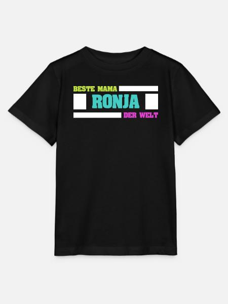 Mutter Ronja - Stanley/Stella Kinder T-Shirt MINI CREATOR  - Schwarz