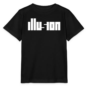 Illusion – Illusion d’optique Conception de contraste - T-shirt bio MINI CREATOR Stanley/Stella Enfant - noir - Devant - Mikhail (115cm)