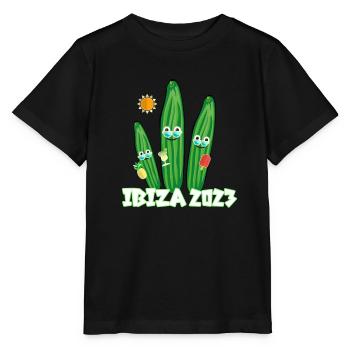 gurken familie,gurken,gurke,ibiza, party - Stanley/Stella Kinder T-Shirt MINI CREATOR  - Schwarz - Vorne - Mikhail (115cm)