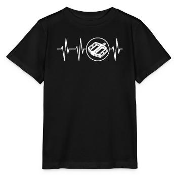 Heartbeat BMX Icône de pédale Pédales Icône de vélo - T-shirt bio MINI CREATOR Stanley/Stella Enfant - noir - Devant - Mikhail (115cm)
