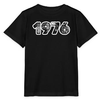 Year 1976 - Stanley/Stella MINI CREATOR Kids’ T-Shirt - black - Front - Mikhail (115cm)