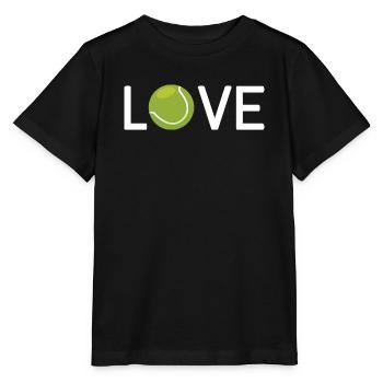 Tennis-Liebhaber - Stanley/Stella Kinder T-Shirt MINI CREATOR  - Schwarz - Vorne - Mikhail (115cm)