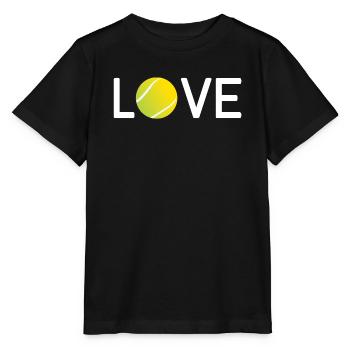 Tennis-Liebhaber - Stanley/Stella Kinder T-Shirt MINI CREATOR  - Schwarz - Vorne - Mikhail (115cm)