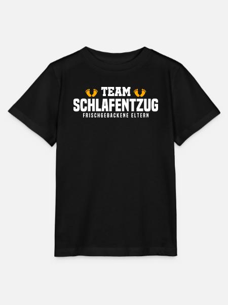 Team Schlafentzug - Frischgebackene Eltern - Stanley/Stella Kinder T-Shirt MINI CREATOR - Schwarz