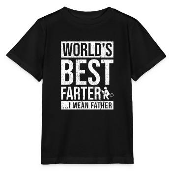 Best Farter father - Stanley/Stella MINI CREATOR Kids’ T-Shirt - black - Front - Mikhail (115cm)