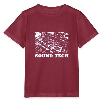 Ingénierie du son - T-shirt bio MINI CREATOR Stanley/Stella Enfant - bordeaux - Devant - Kain (125cm)