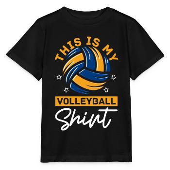 Volleyball Beach Volleyball - Stanley/Stella MINI CREATOR Kids’ T-Shirt - black - Front - Mikhail (115cm)