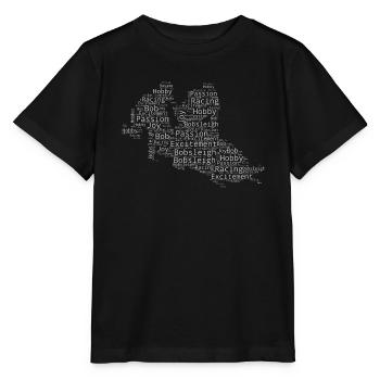 Zweierbob Bob fahren Herren Bobsport Bob Bobbahn - Stanley/Stella Kinder T-Shirt MINI CREATOR  - Schwarz - Vorne - Mikhail (115cm)
