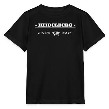 Coordonnées Heidelberg - T-shirt bio MINI CREATOR Stanley/Stella Enfant - noir - Devant - Mikhail (115cm)