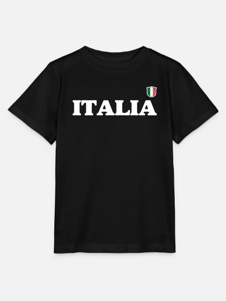 Italia Wappen Vintage Typografie - Stanley/Stella Kinder T-Shirt MINI CREATOR - Schwarz