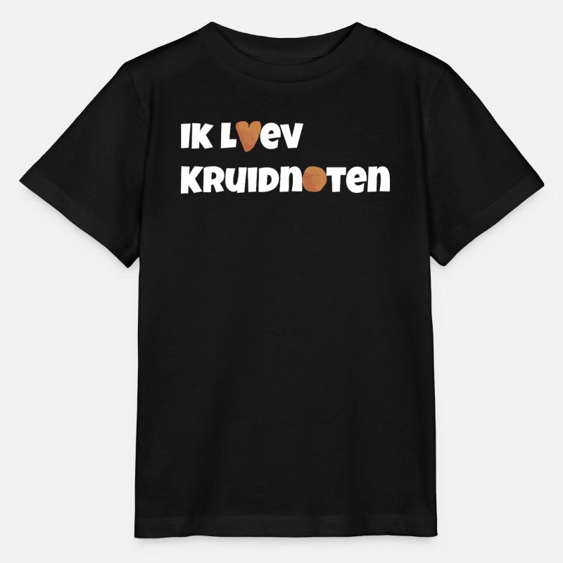 Ich liebe kruidnoten - Stanley/Stella Kinder T-Shirt MINI CREATOR - Schwarz