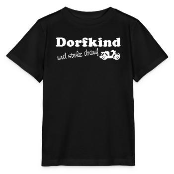 Enfant du village – et fier de cela - T-shirt bio MINI CREATOR Stanley/Stella Enfant - noir - Devant - Mikhail (115cm)