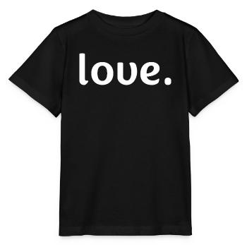 love. - Stanley/Stella Kinder T-Shirt MINI CREATOR  - Schwarz - Vorne - Mikhail (115cm)