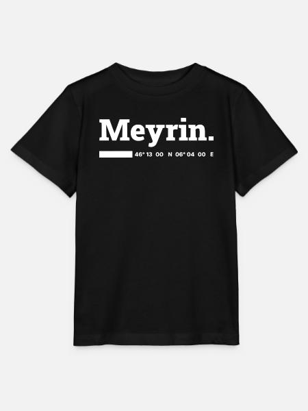 Meyrin Koordinaten - Stanley/Stella Kinder T-Shirt MINI CREATOR - Schwarz