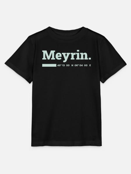 Meyrin Koordinaten - Stanley/Stella Kinder T-Shirt MINI CREATOR  - Schwarz